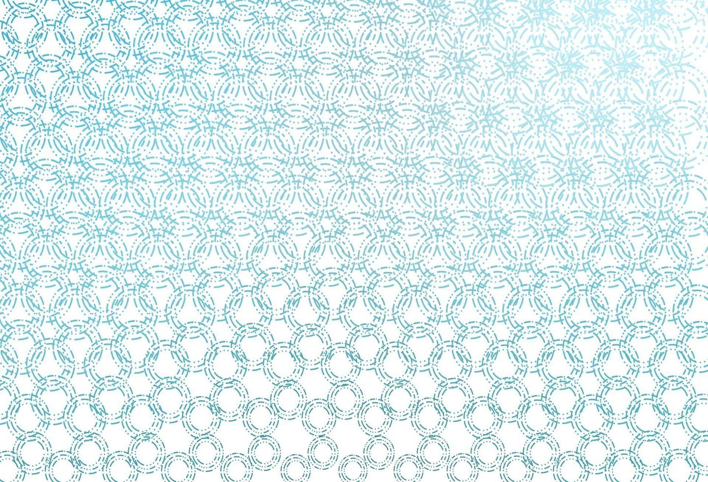 Light blue vector template with circles.