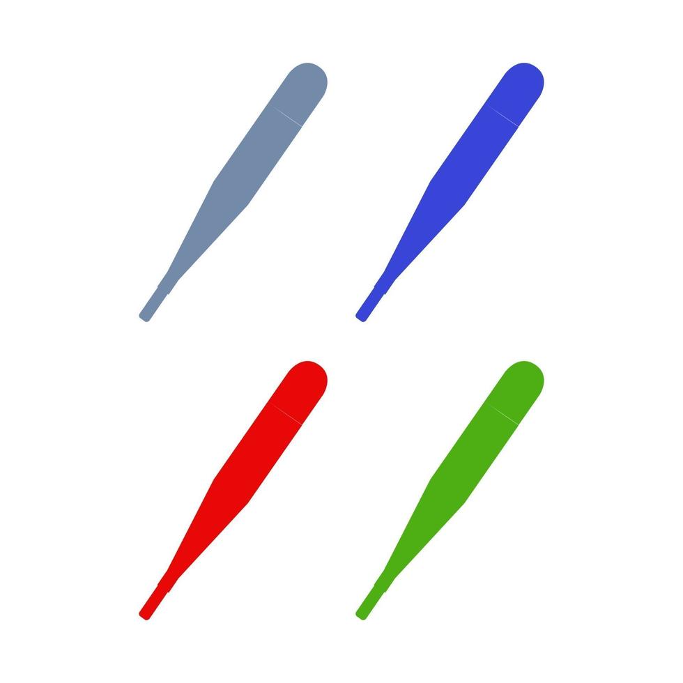 Thermometer illustrated on a white background vector