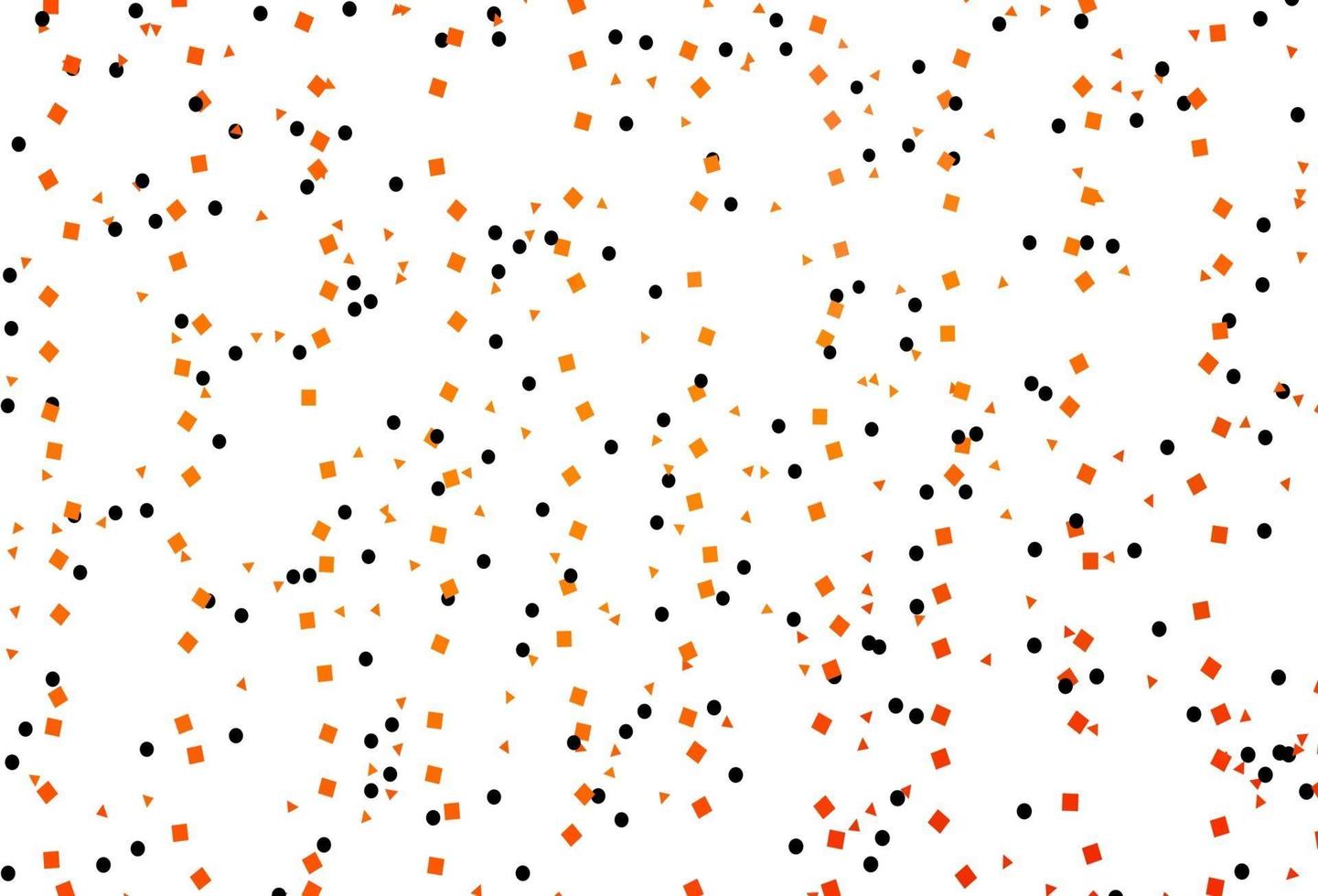 Light Orange vector pattern in polygonal style with circles.