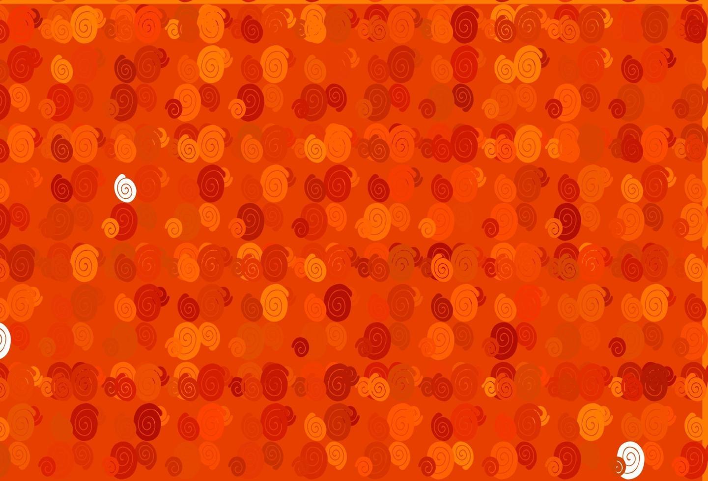 Light Orange vector pattern with bent ribbons.