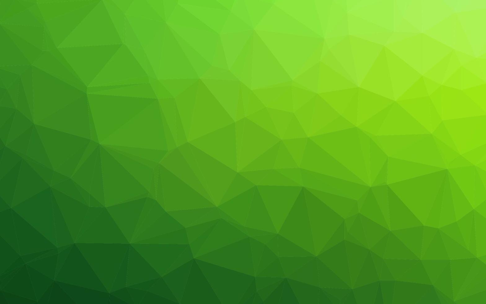 Light Green vector triangle mosaic texture.