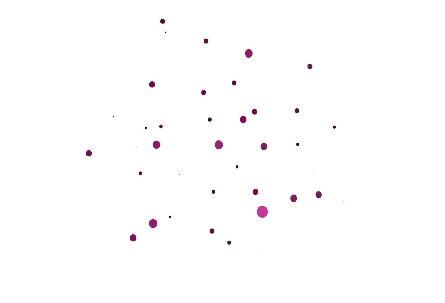 Light Pink, Blue vector background with bubbles.