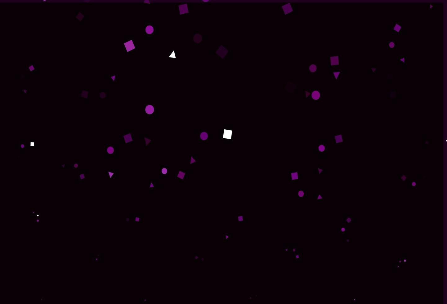 Light Purple vector pattern in polygonal style with circles.