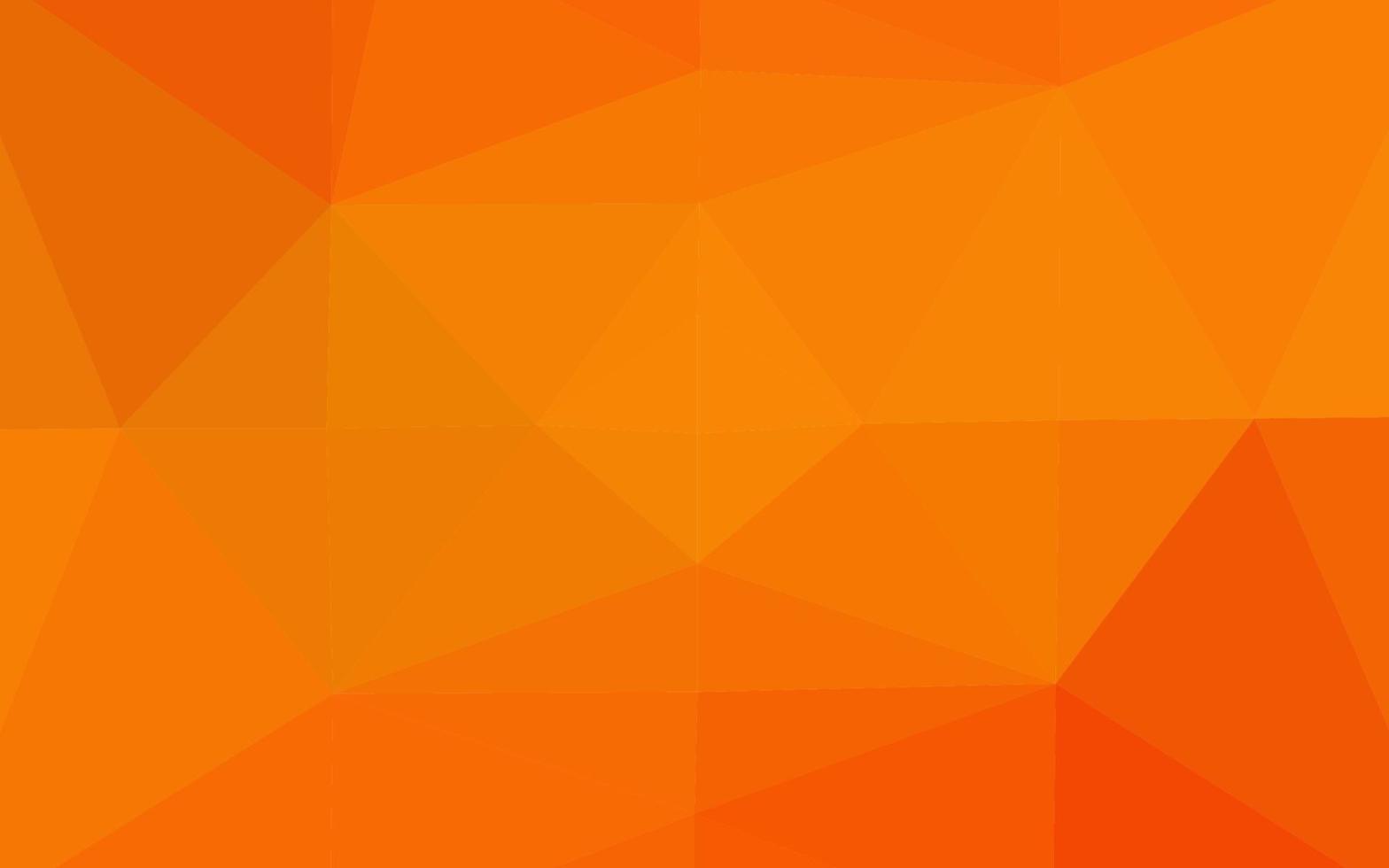 Light Orange vector abstract polygonal layout.