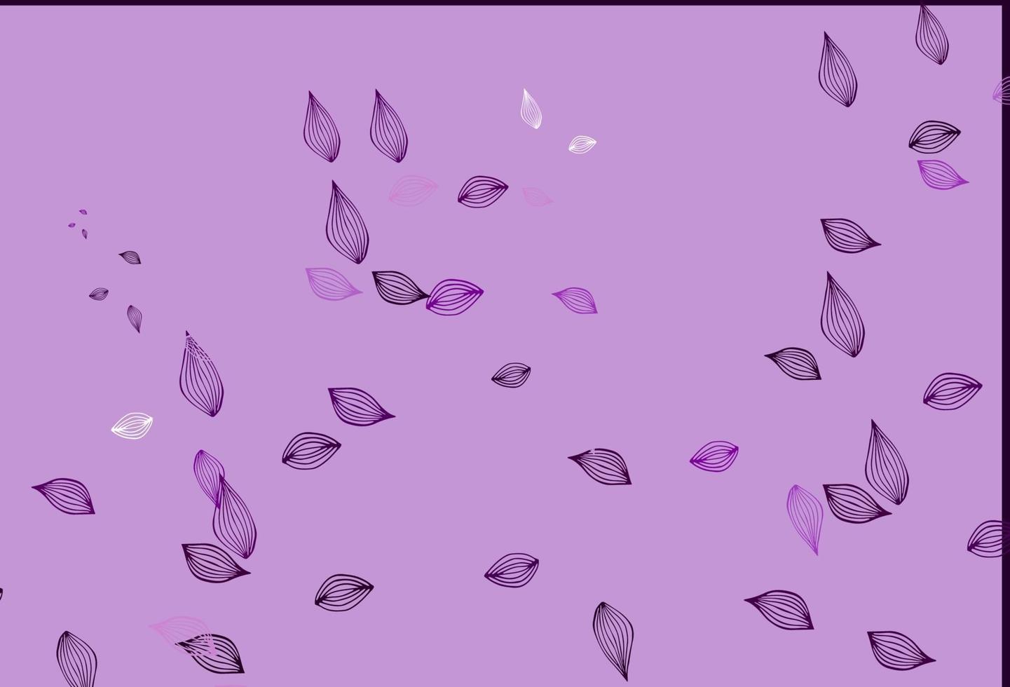 Light Purple vector sketch pattern.