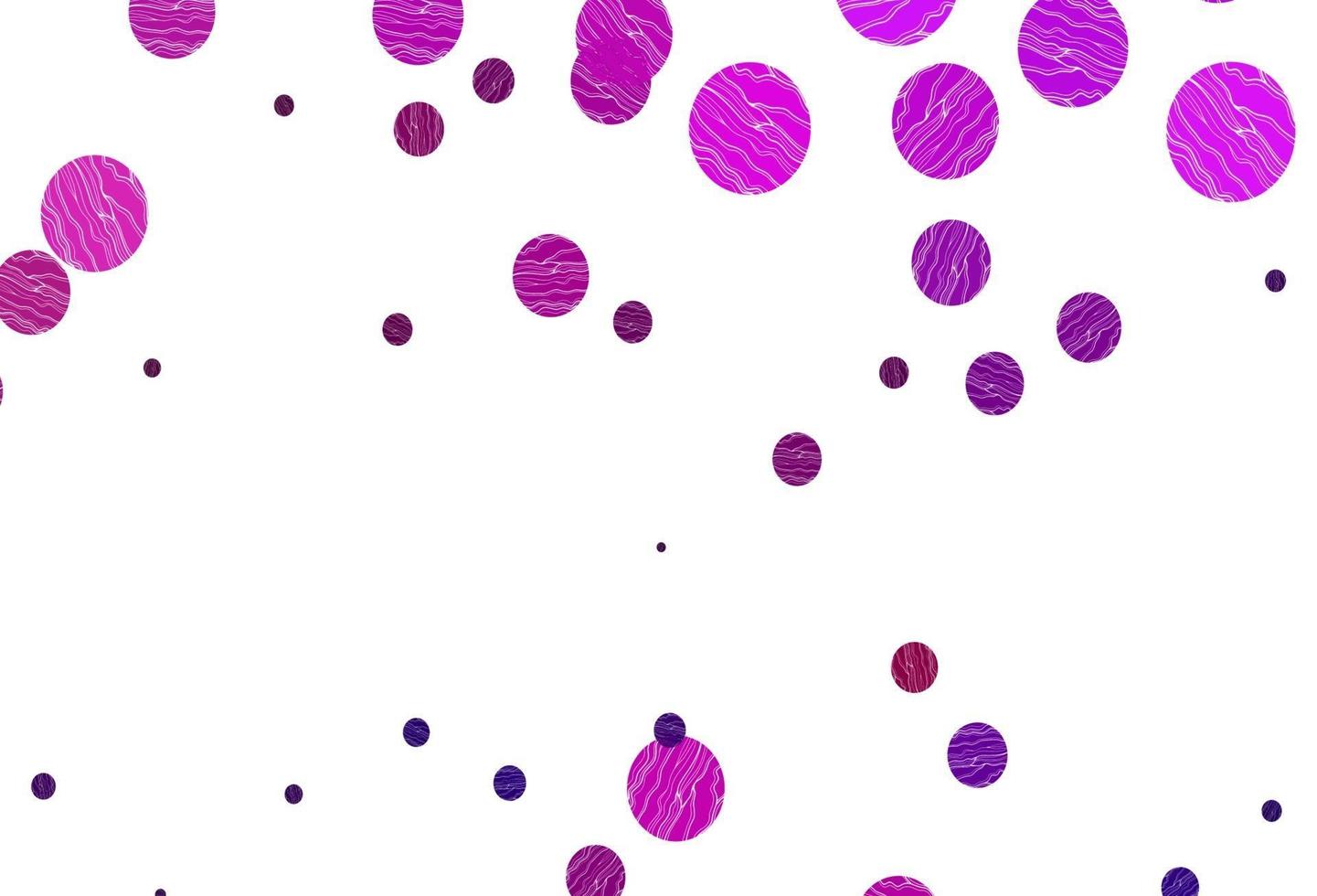 Light pink, blue vector texture with disks.