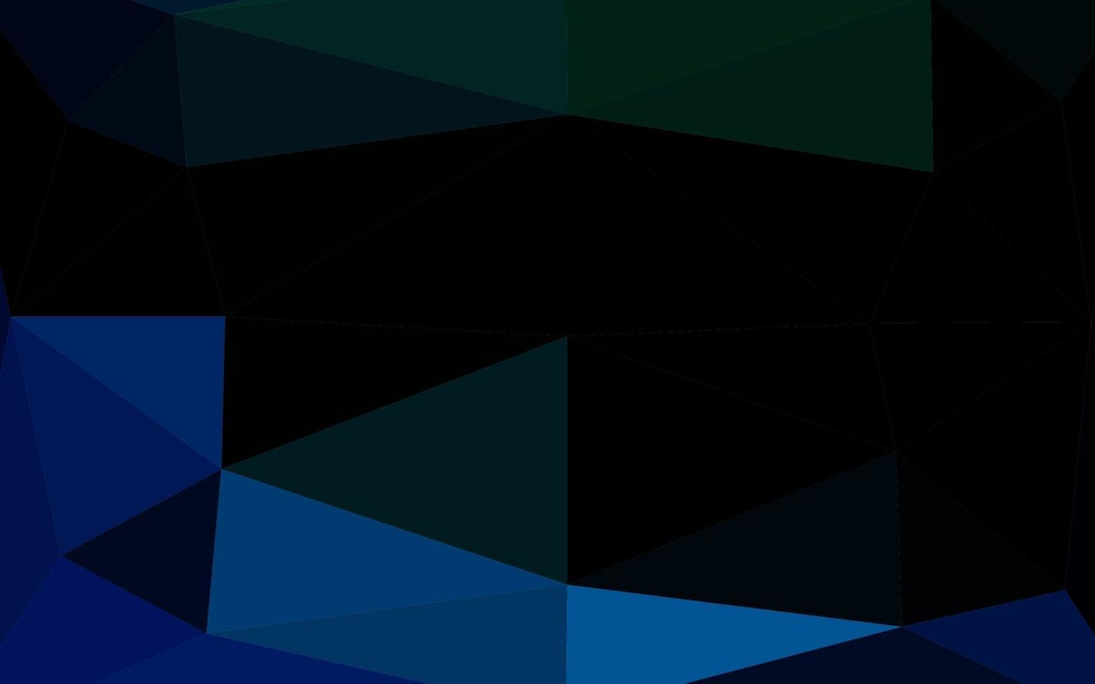 patrón de mosaico abstracto vector azul oscuro, verde.