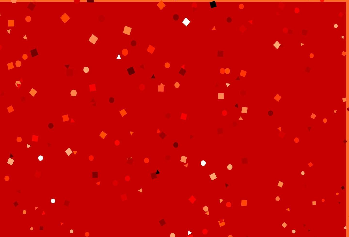 Light Red vector layout with circles, lines, rectangles.