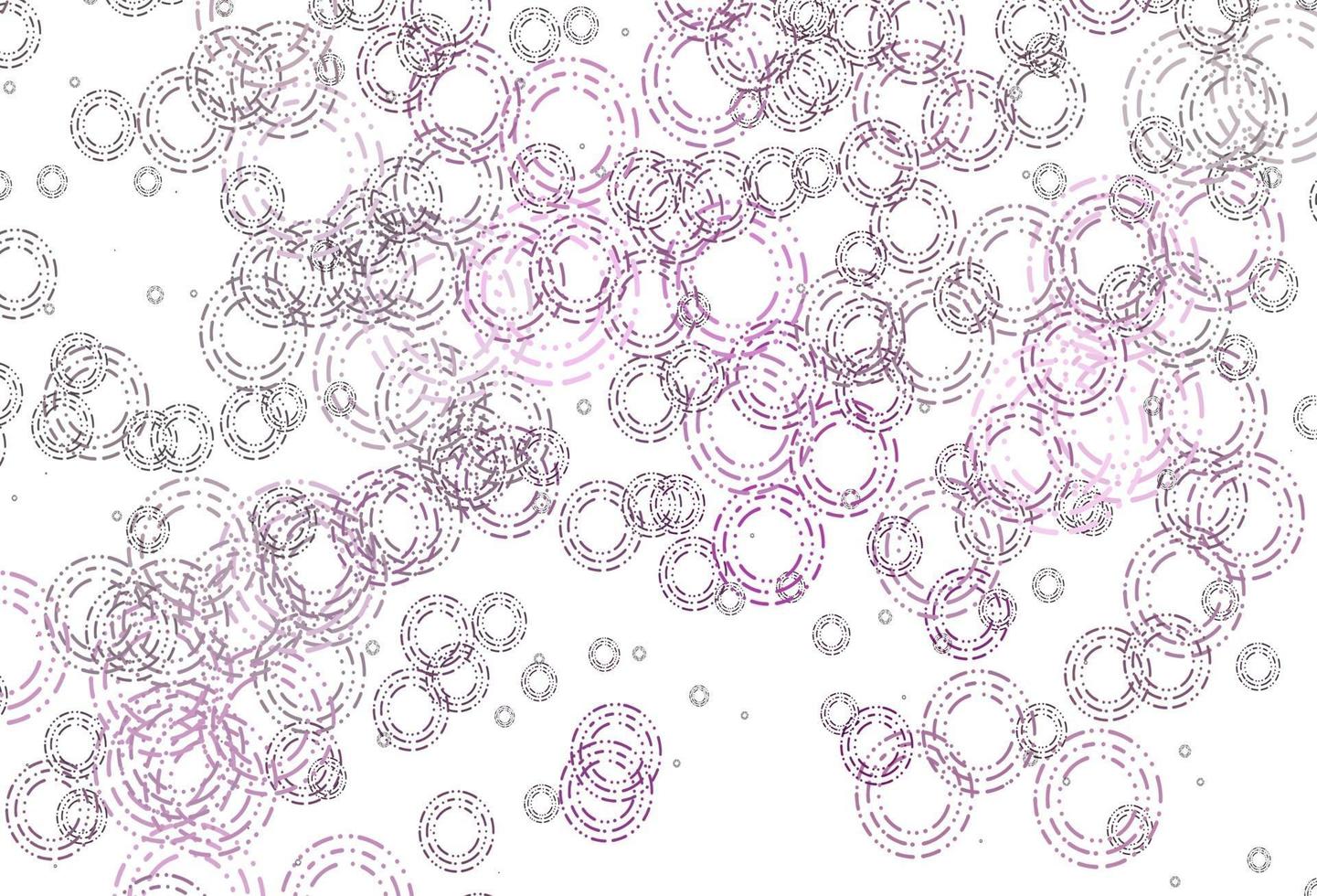 Light Purple vector pattern with spheres.