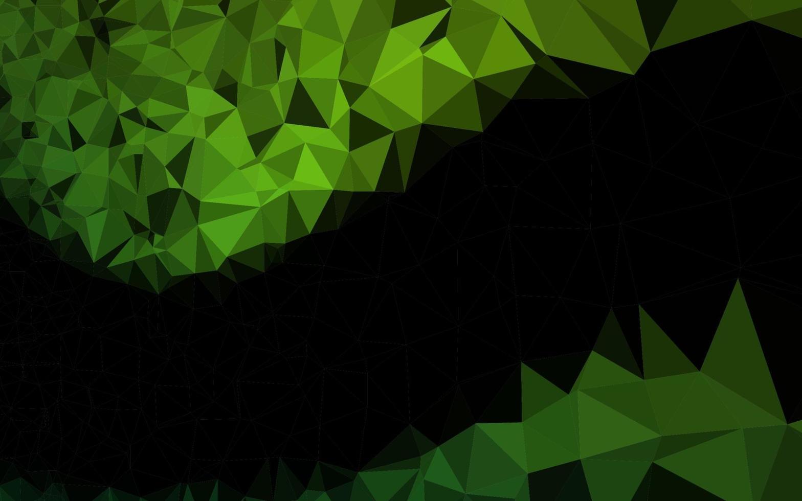 Light Green vector blurry triangle pattern.