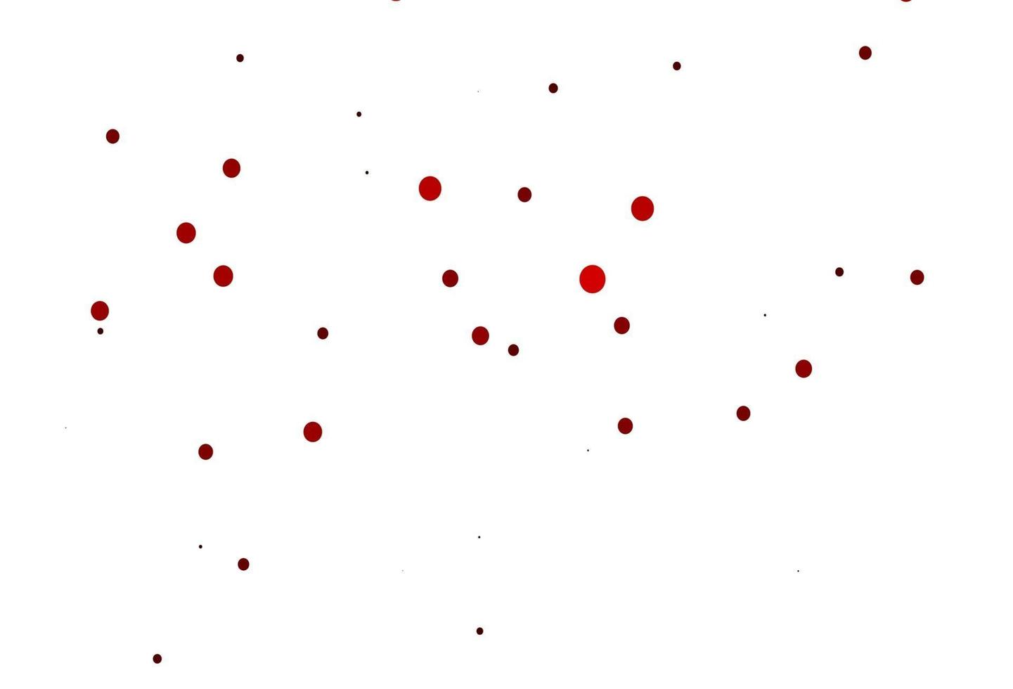 Light Red vector cover with spots.