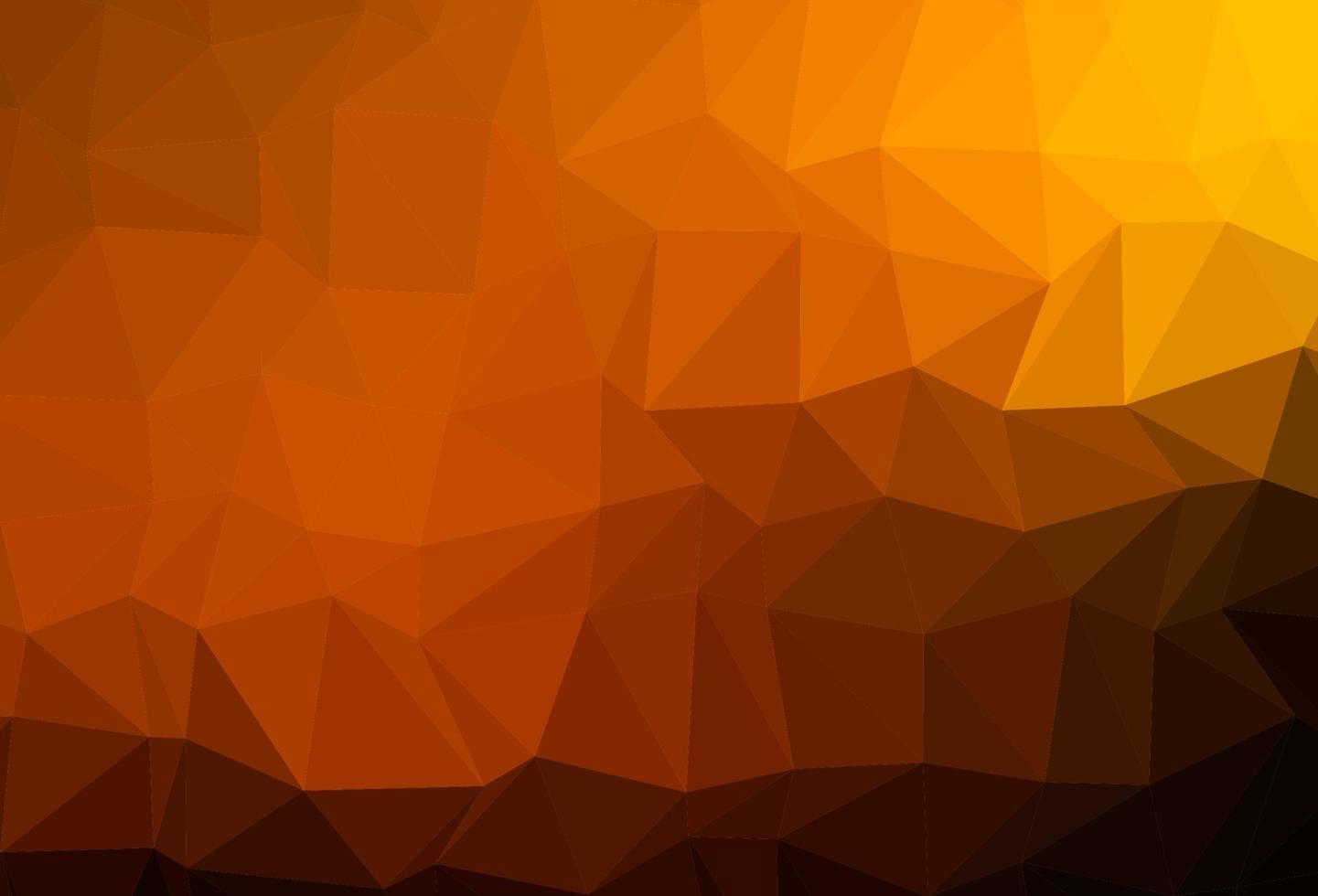 Dark Yellow, Orange vector low poly texture.