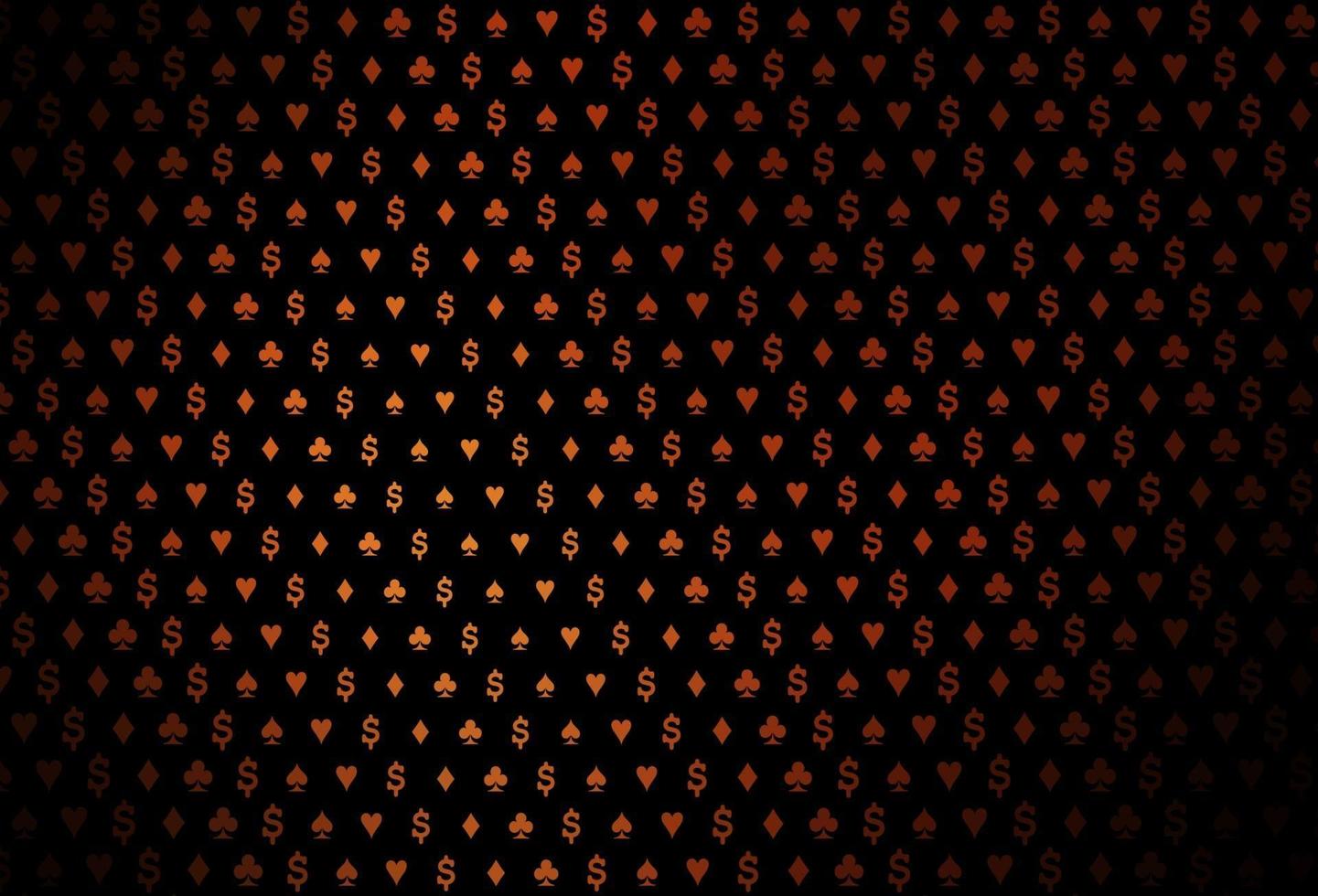 Dark red, yellow vector layout with elements of cards.