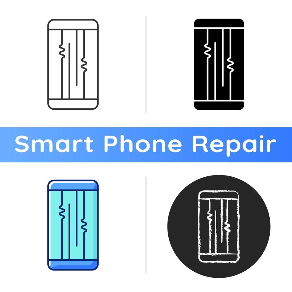 Display or lcd issues icon vector