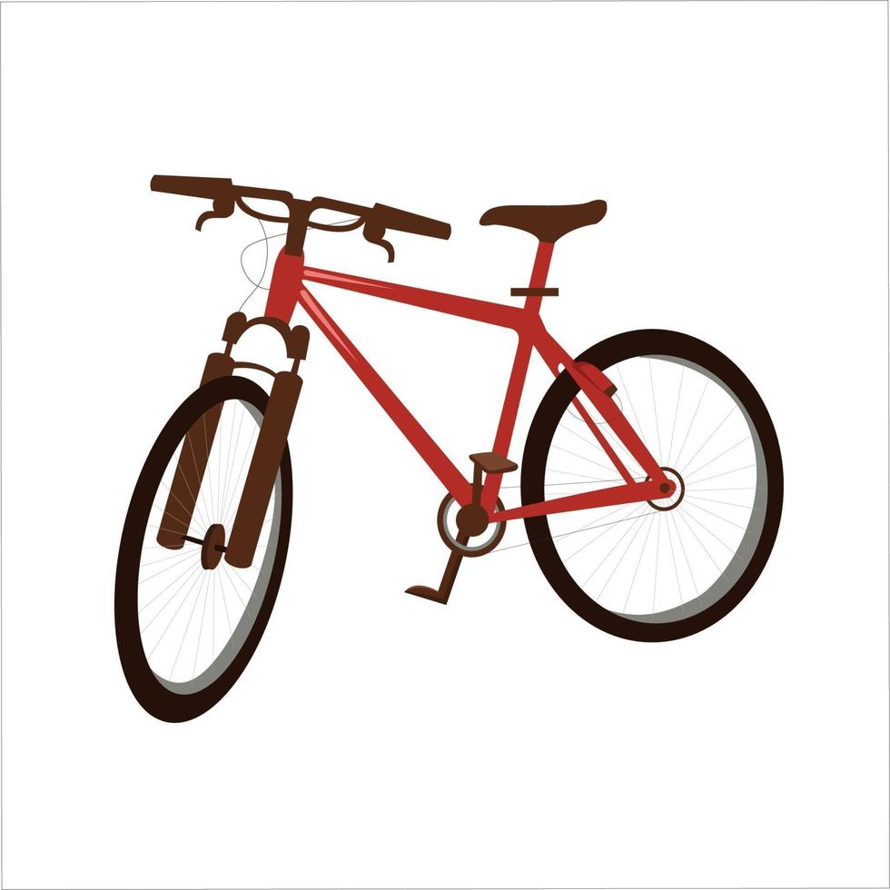Bicycle Flat Color Clip art design vector