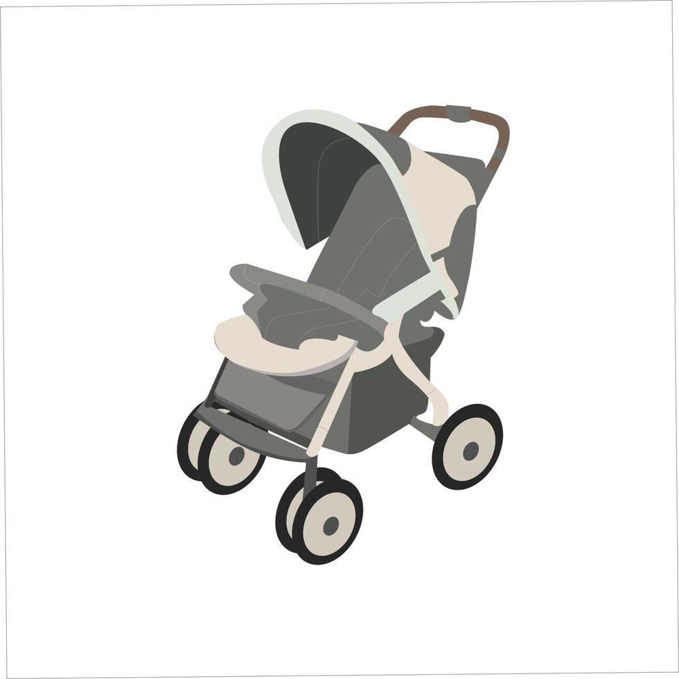 Pram Color clip art Design vector