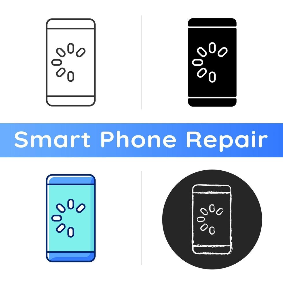 Slow phone icon vector
