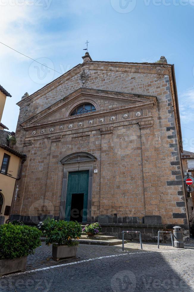 iglesia de sant angelo en orvieto foto