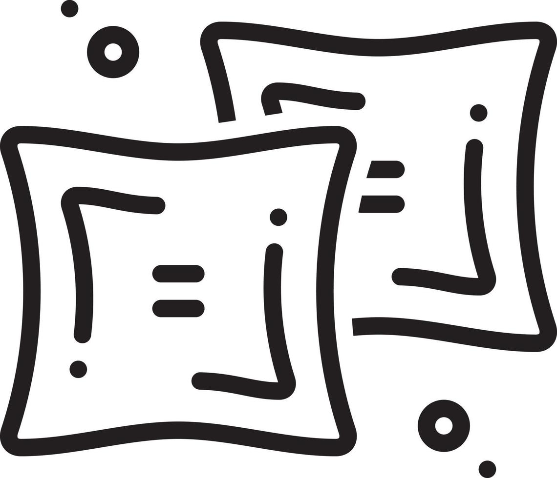 Line icon for duvet vector