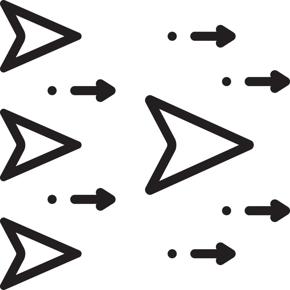 Line icon for forefront vector