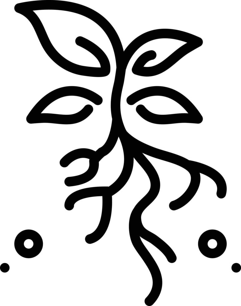 Line icon for grassroots vector