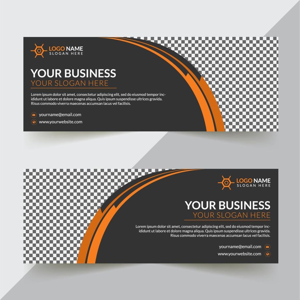 Creative Social Media Cover Design Template vector