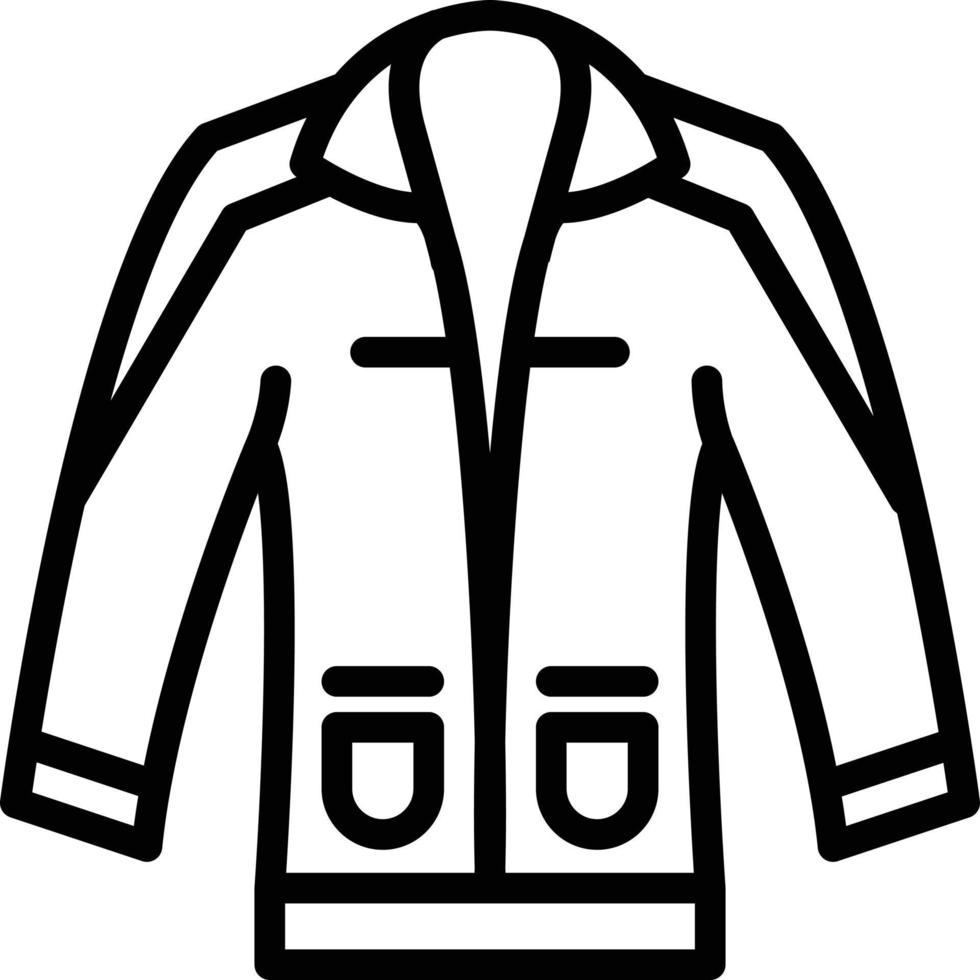 Line icon for clothing vector