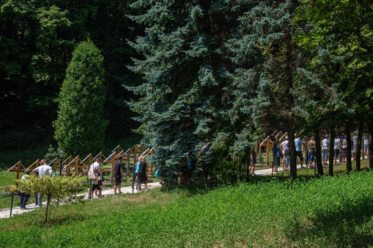Hunedoara County, Romania 2021- Prislop Monastery is a monastery in Romania photo