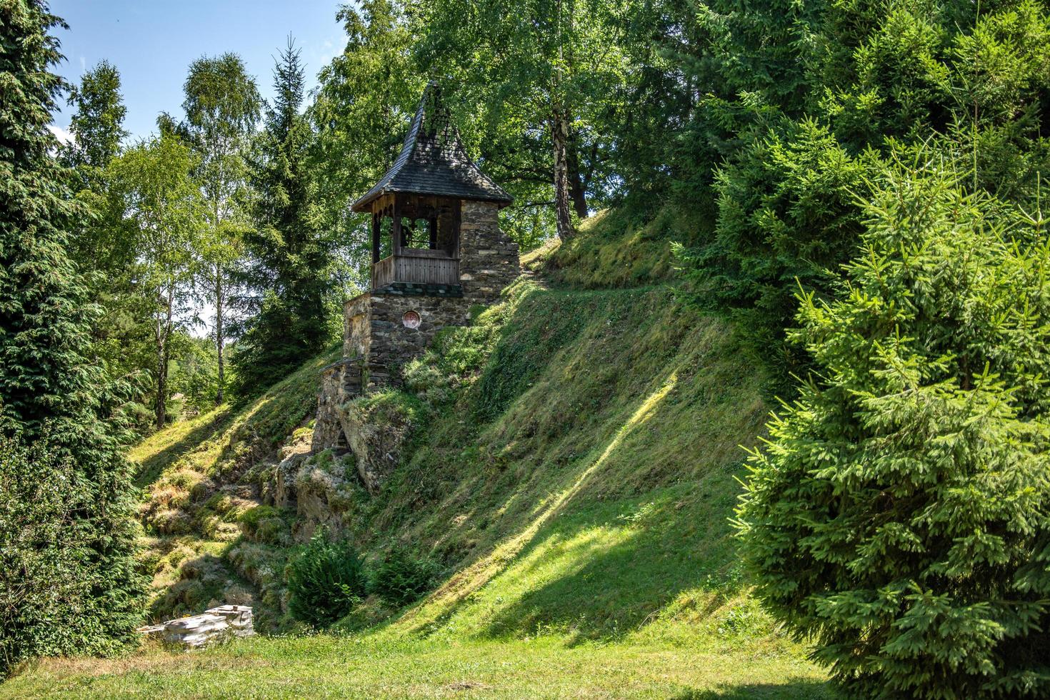 Hunedoara County, Romania 2021- Prislop Monastery is a monastery in Romania photo