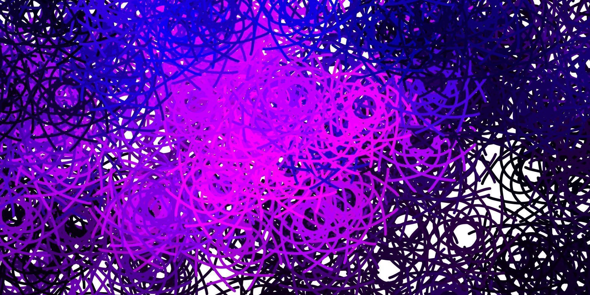 Light Purple vector backdrop with chaotic shapes.