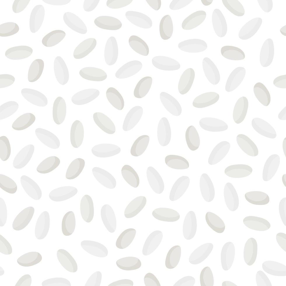 Rice vector cartoon seamless pattern for farmer market design