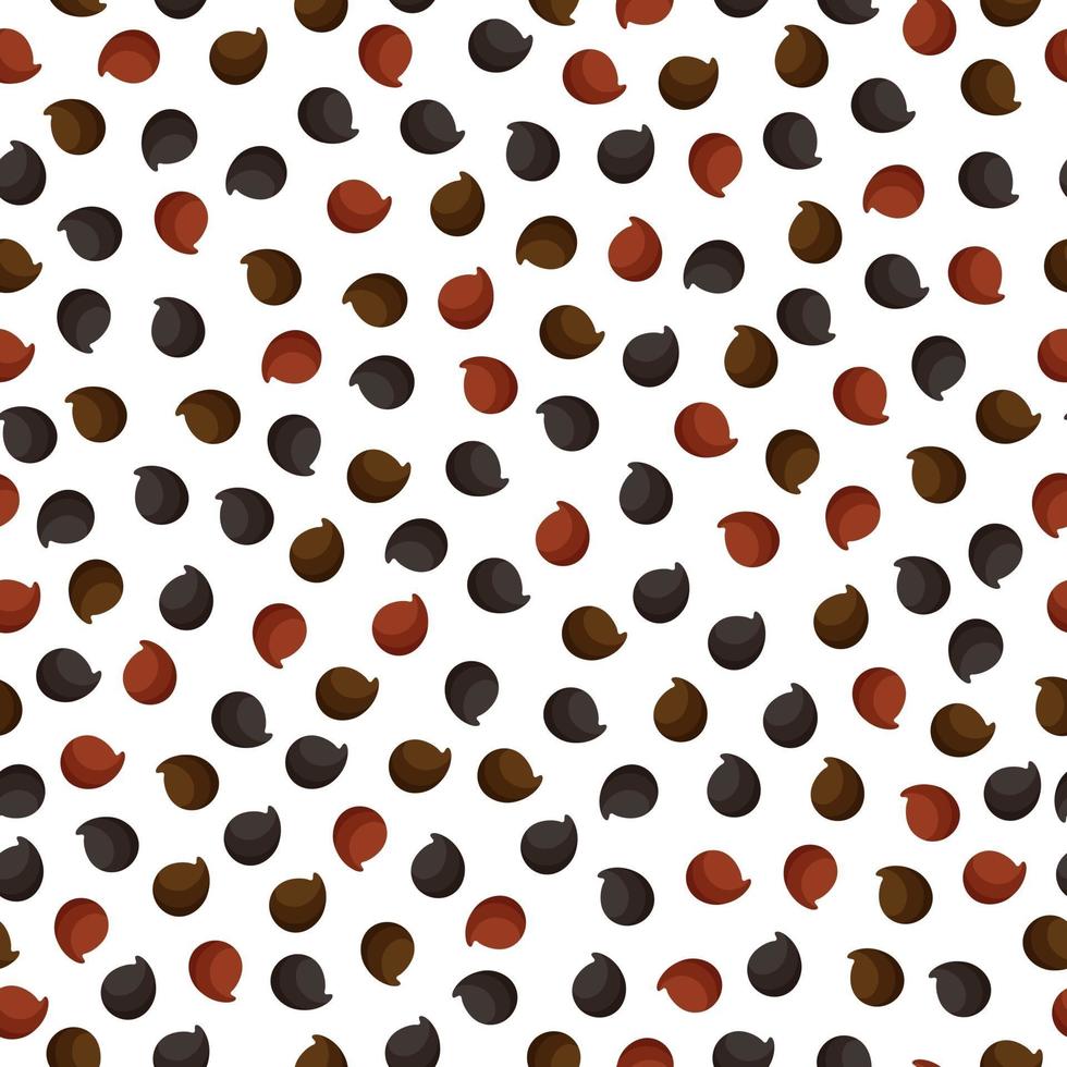 Black quinoa vector cartoon seamless pattern for farmer market design