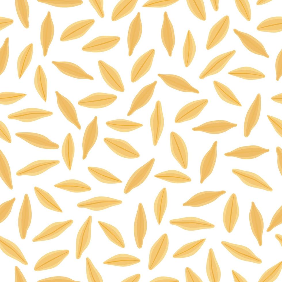 Rye vector cartoon seamless pattern for farmer market design