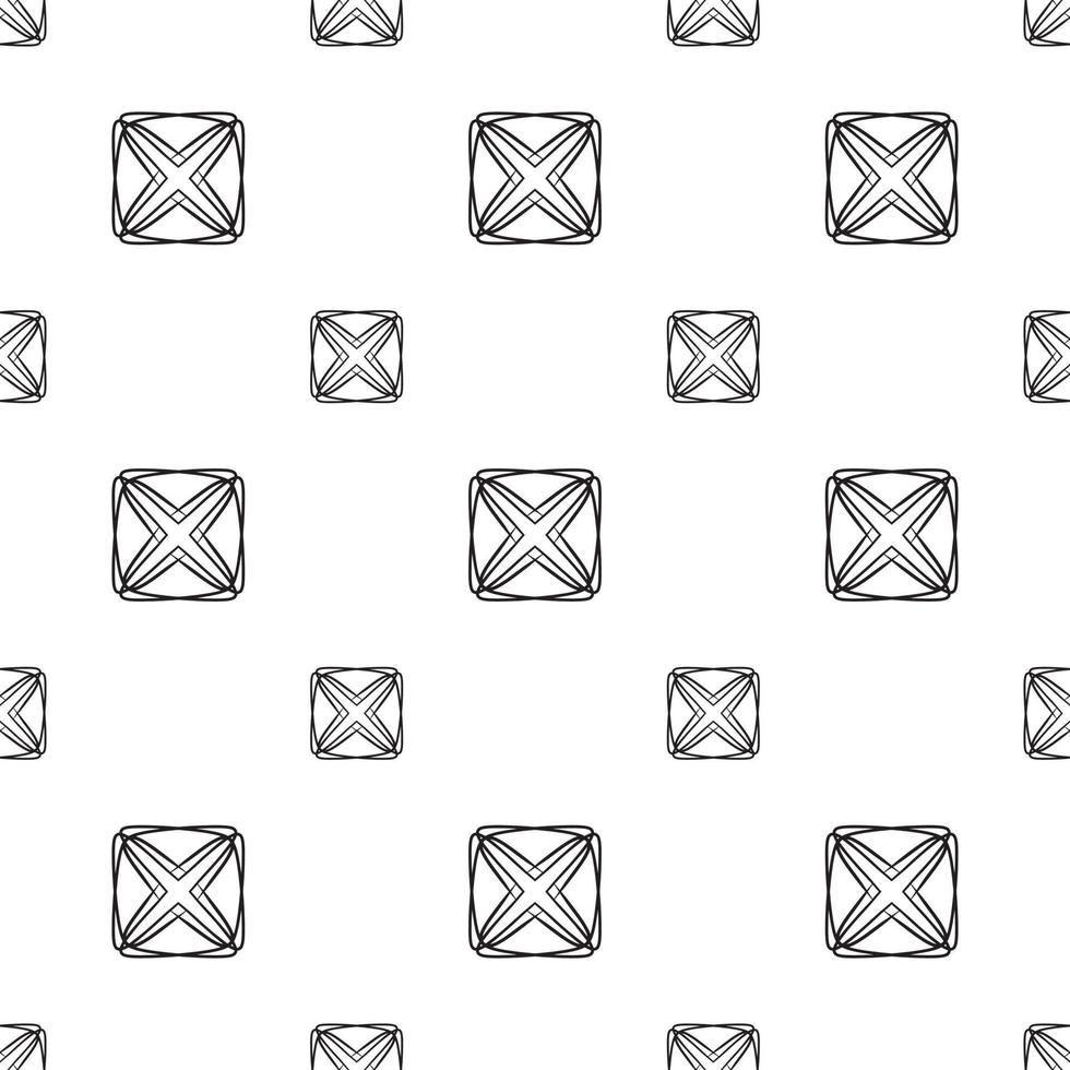 Single colored hand drawn repeat pattern on transparent background vector