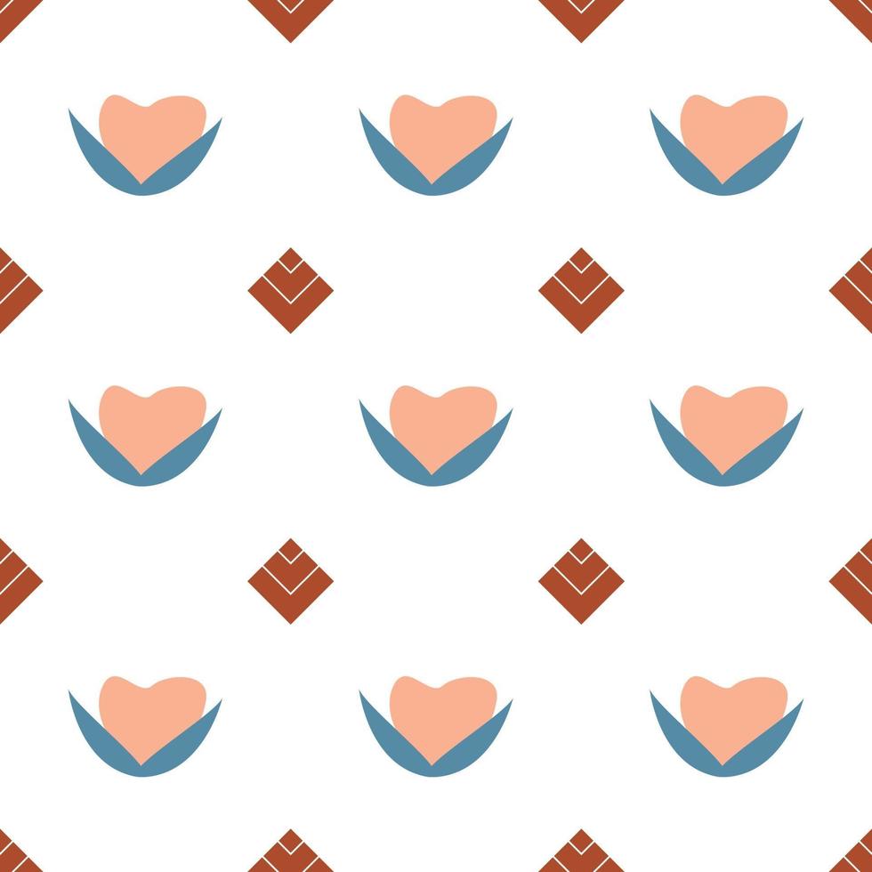 fabric pattern - repeat pattern illustrated on transparent background vector