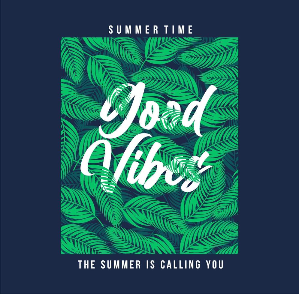 Good vibes poster template wi... vector