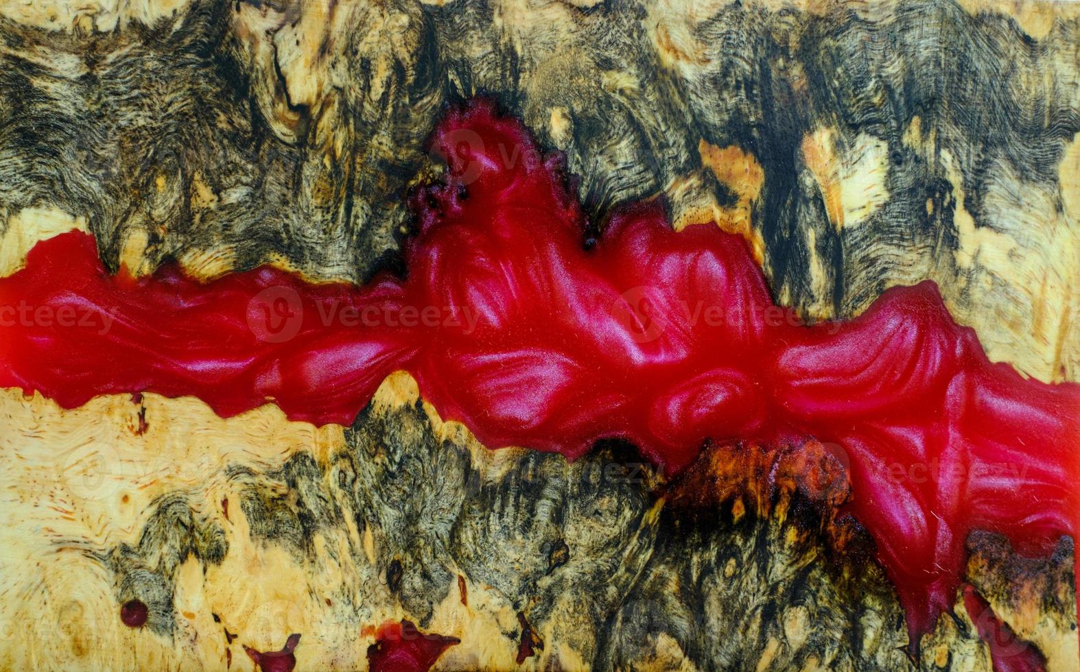 Top view casting epoxy resin burl wood background texture photo
