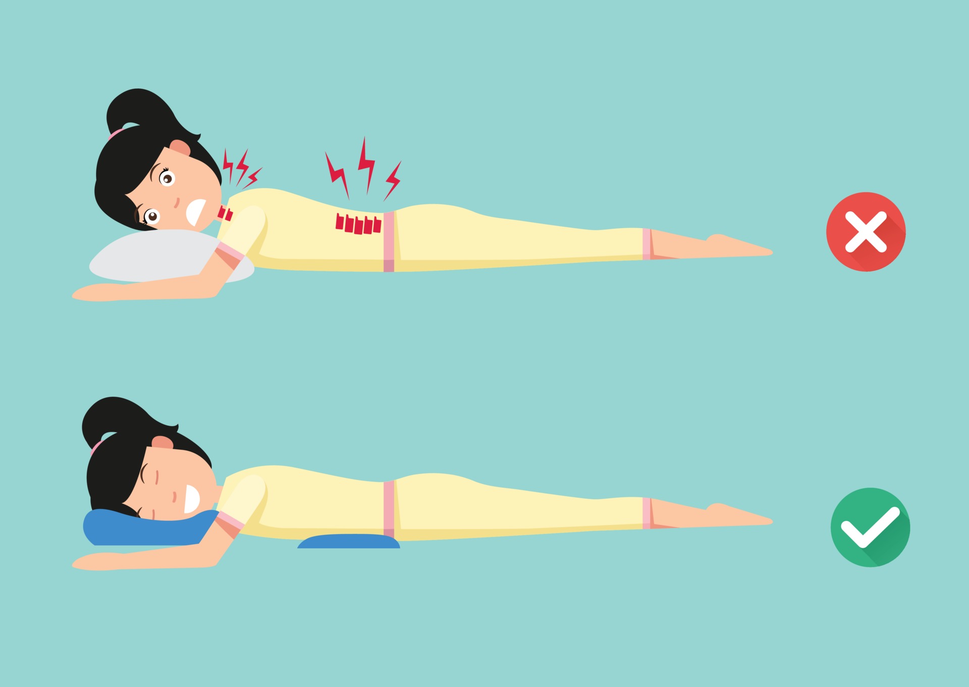 Best And Worst Positions For Sleeping 3239492 Vector Art At Vecteezy Best And Worst Positions For Sleeping 3239492 Vector Art At Vecteezy