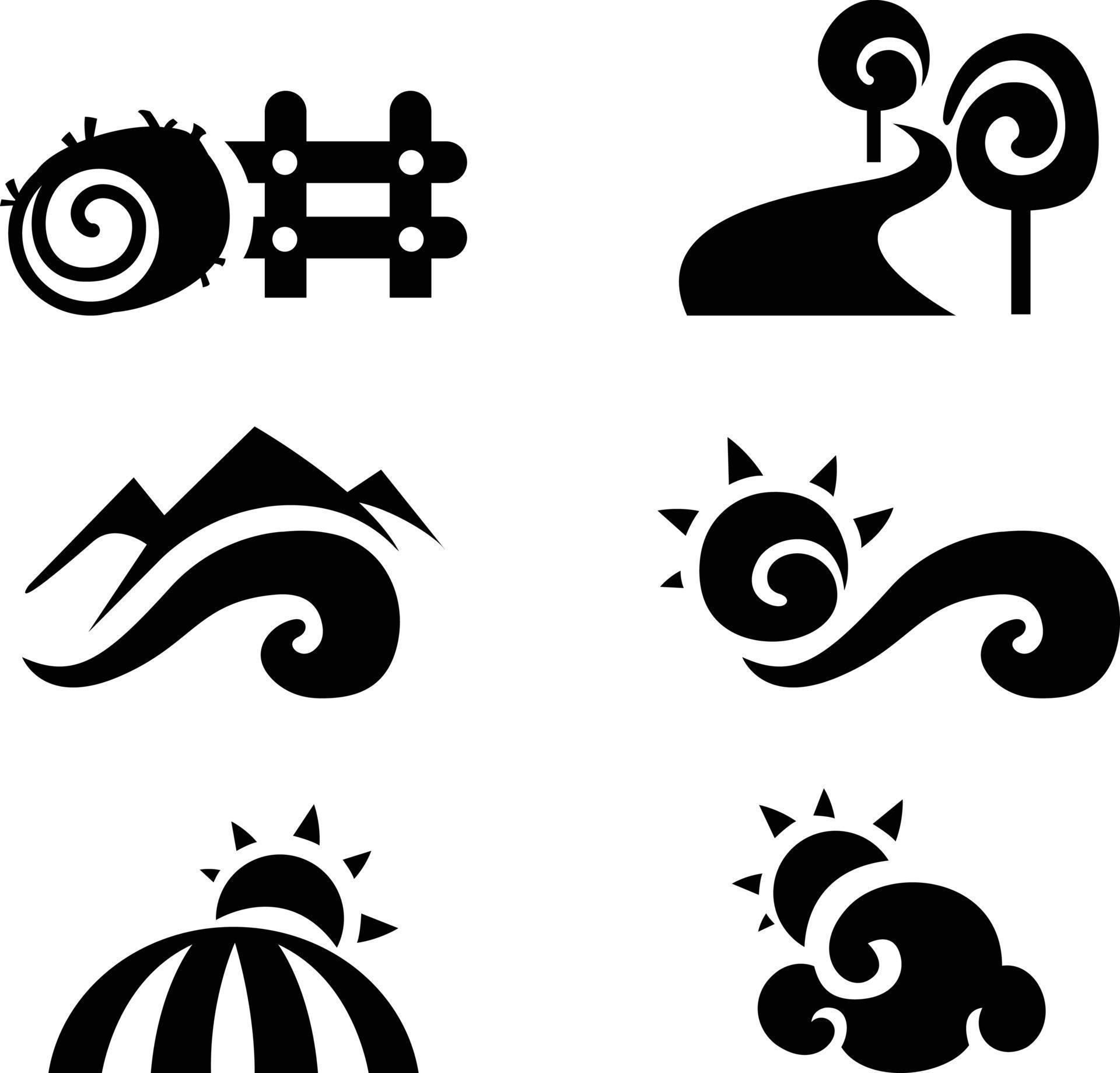 Rural icon set 3239714 Vector Art at Vecteezy