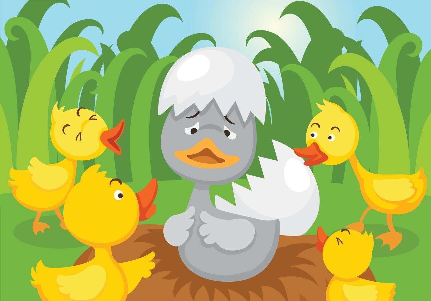 Ugly Duckling Vector Art, Icons, and Graphics for Free Download