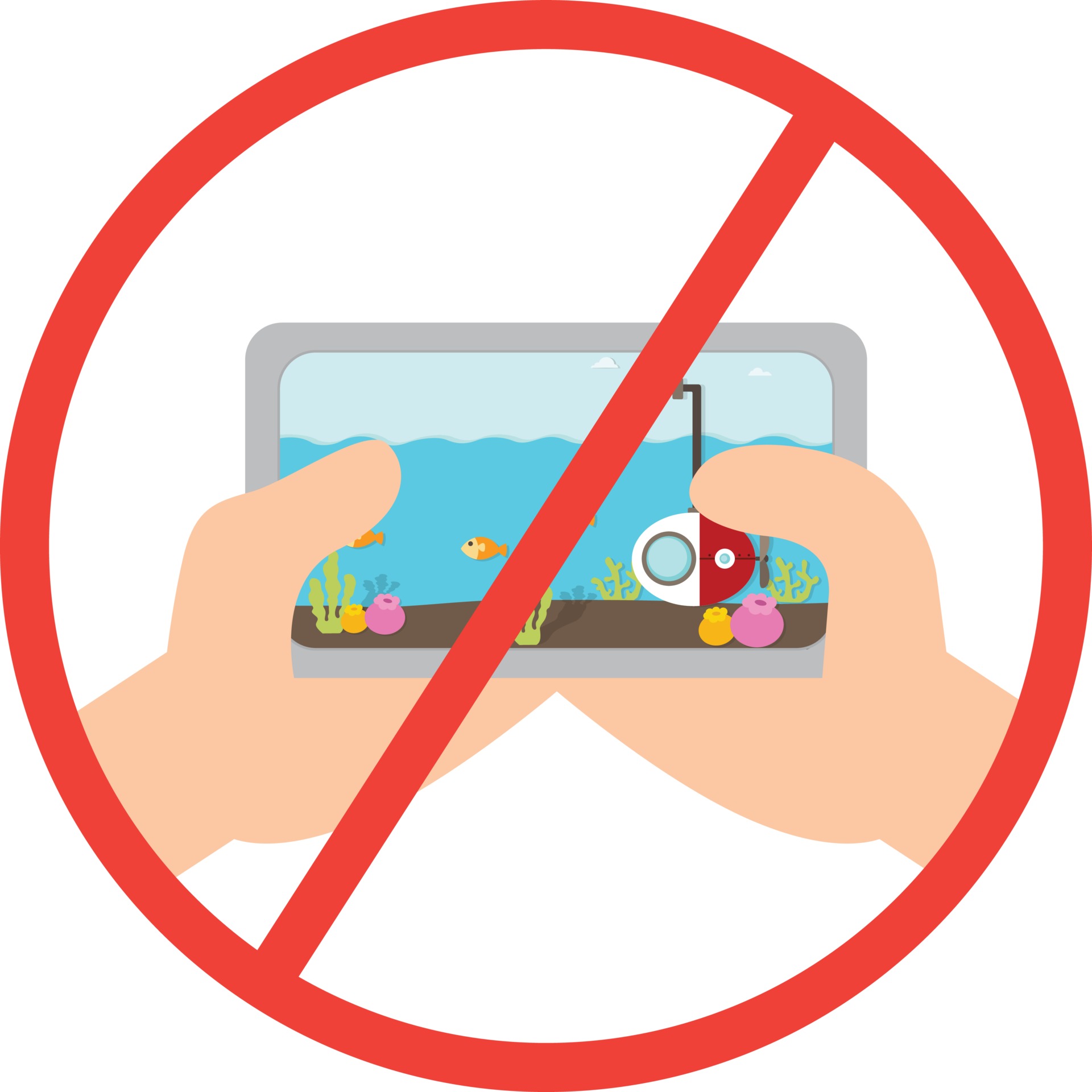 stop using smartphone illustration vector 3240067 Vector Art at Vecteezy
