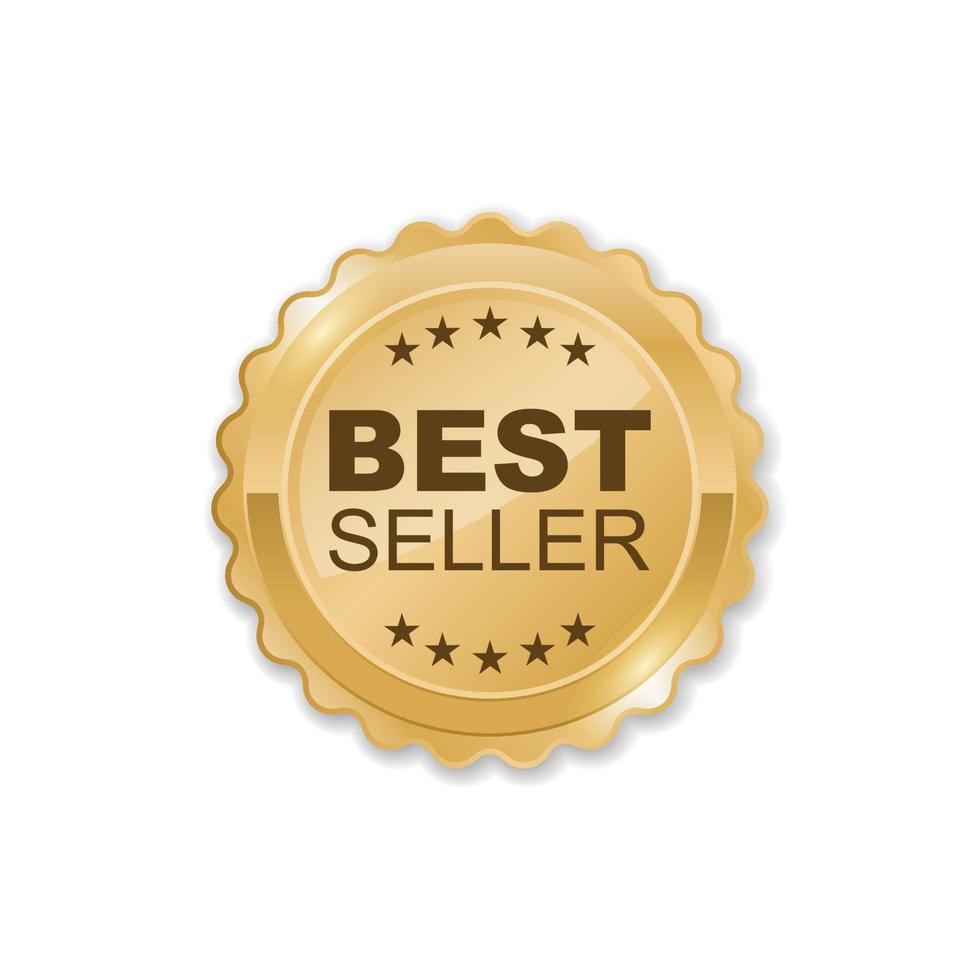Best seller badge icon, Best seller award logo isolated 5677351