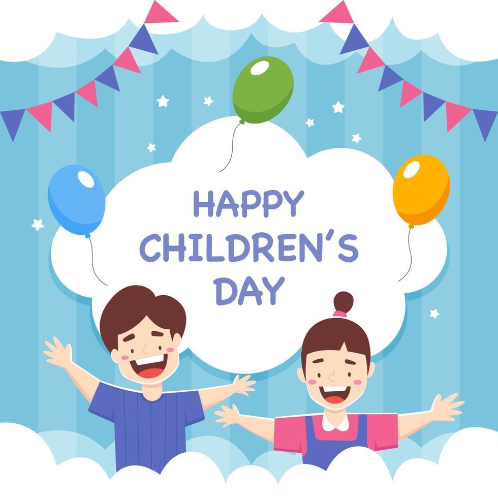 Happy Children's Day Background vector