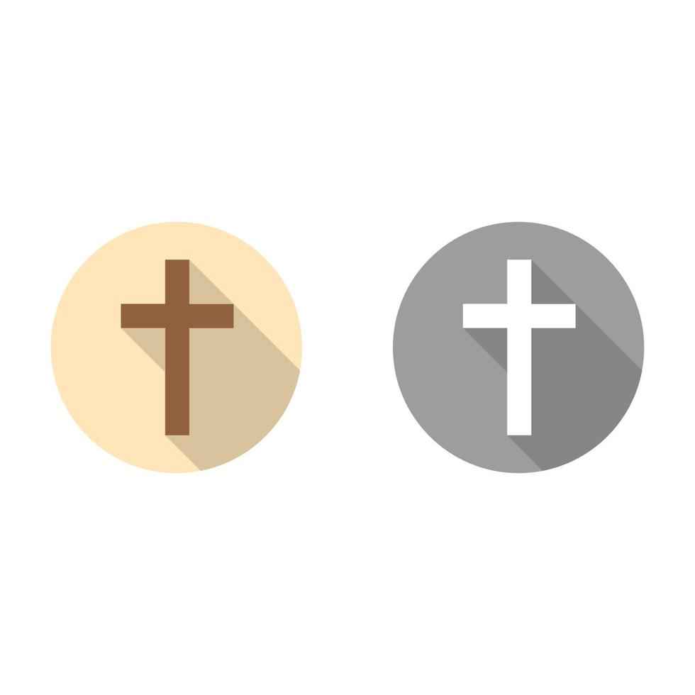 Christ icon. Vector illustration in flat design