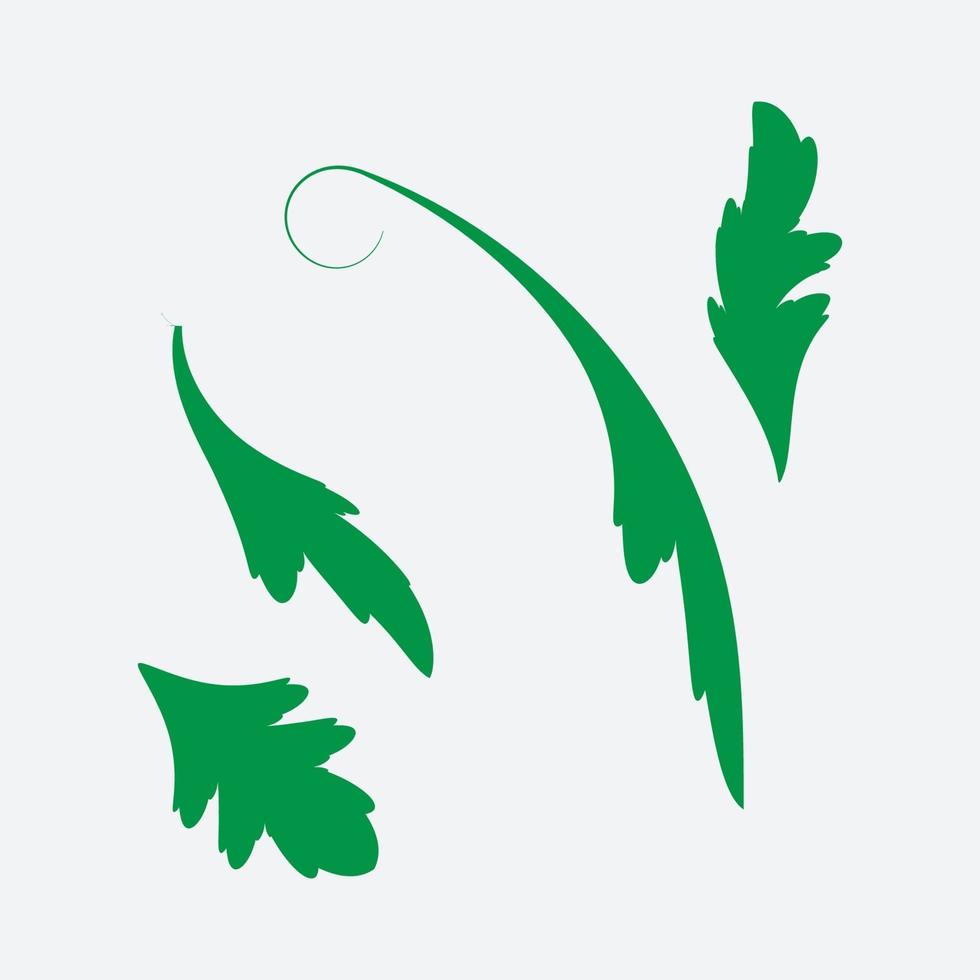 floral elements design vector