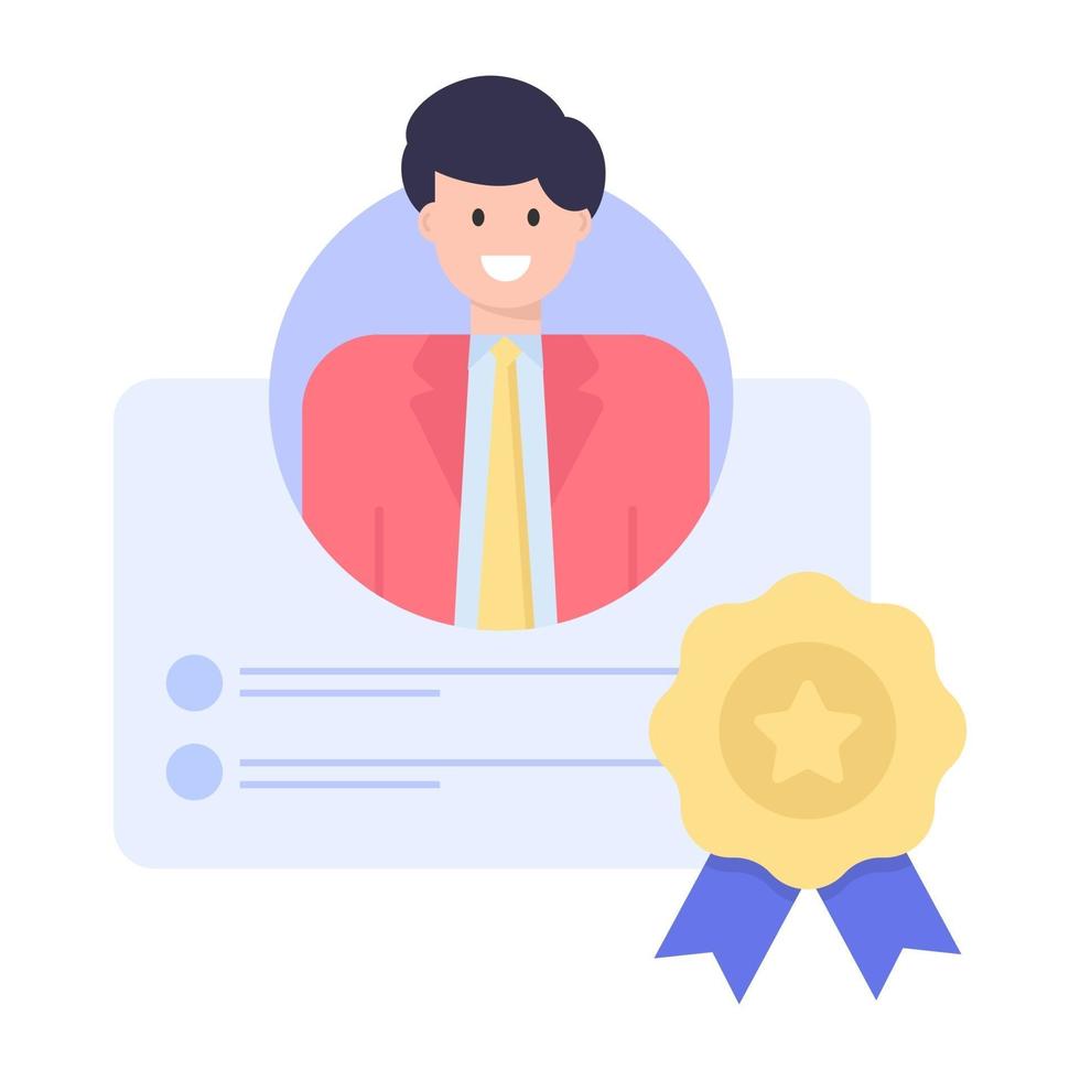 Achievement Certificate and Award vector