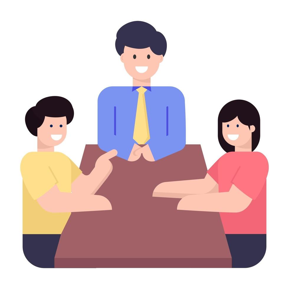 Employees  Team Growth vector