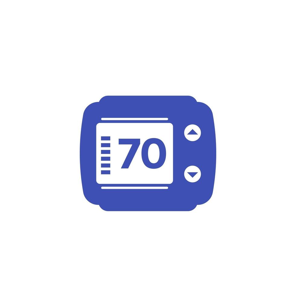 thermostat isolated icon vector