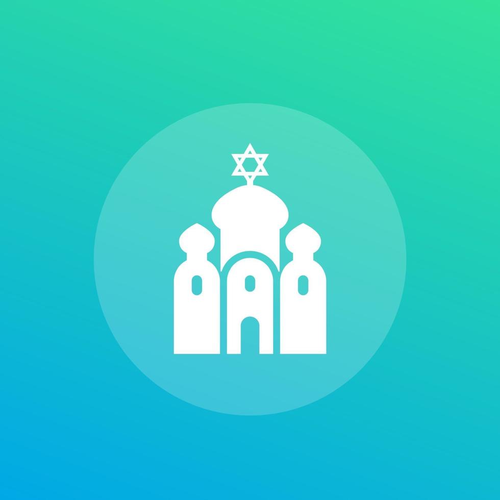 synagogue vector icon