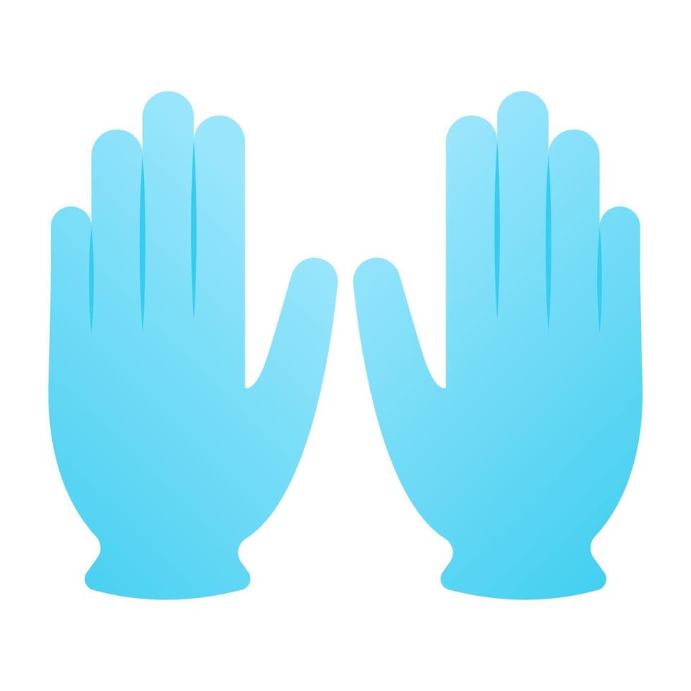 Dye Gloves and protection vector
